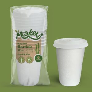 Misket Kapaklı Bardak 12 Oz